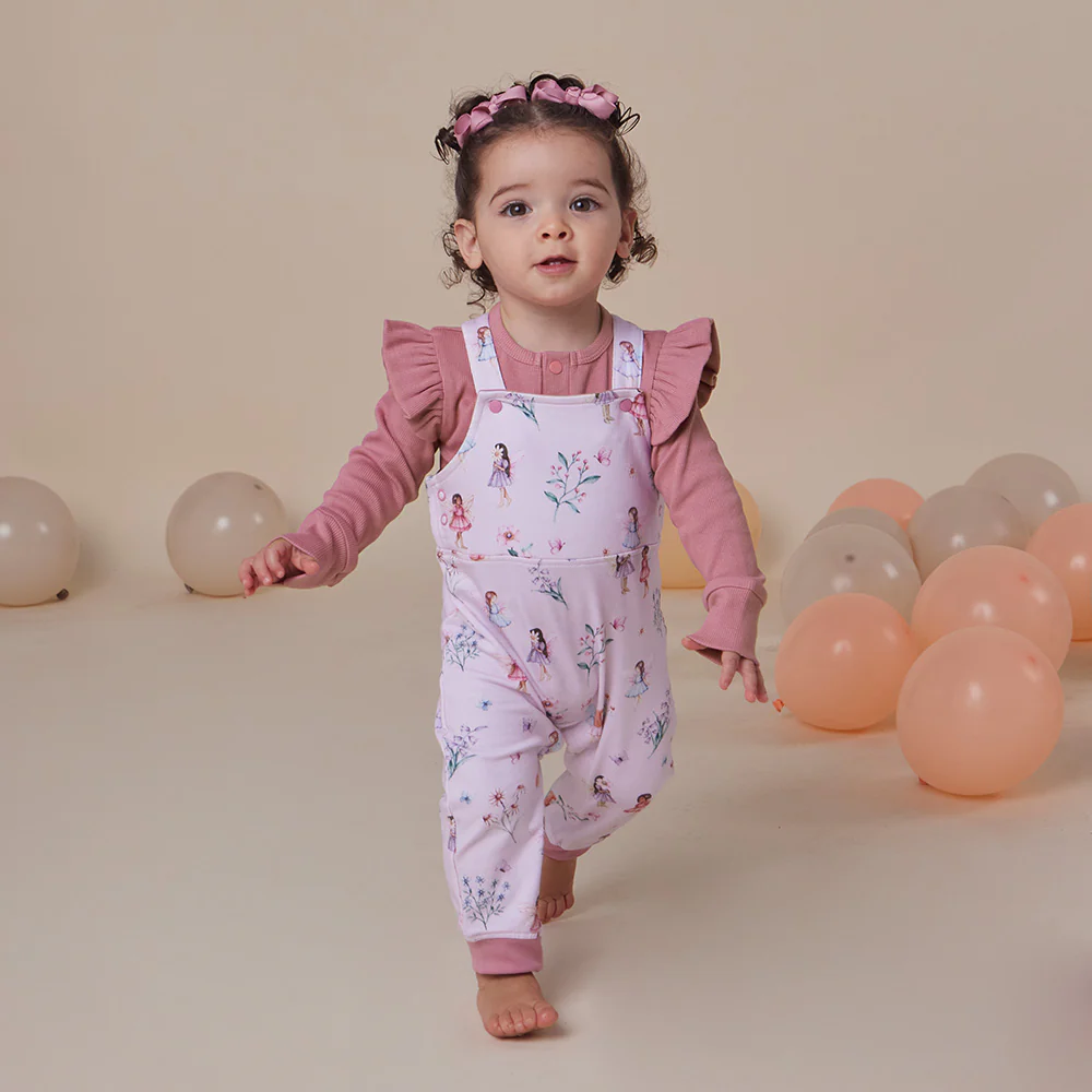 Fairy Dust Organic Snuggle Overalls - Image 6