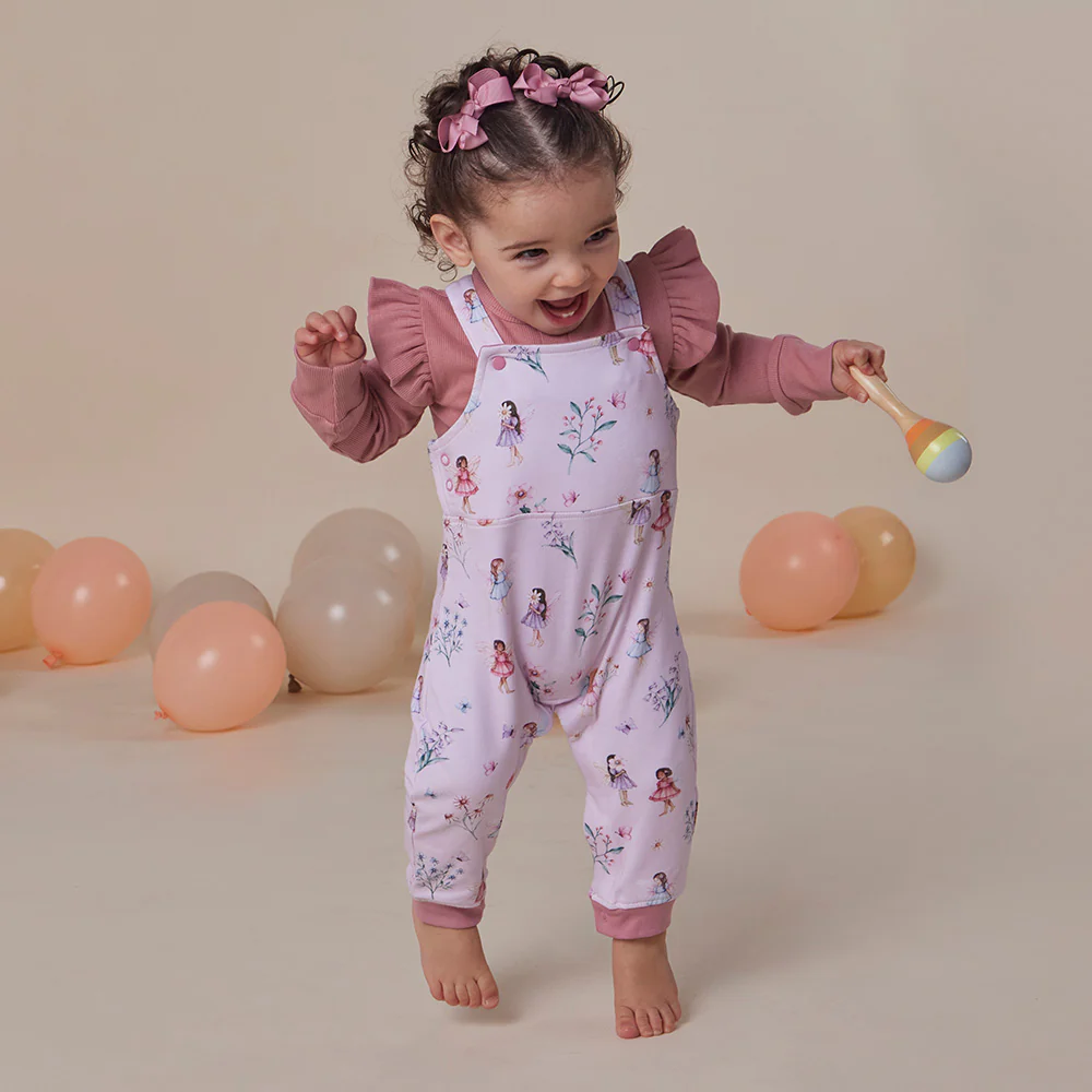 Fairy Dust Organic Snuggle Overalls - Image 7