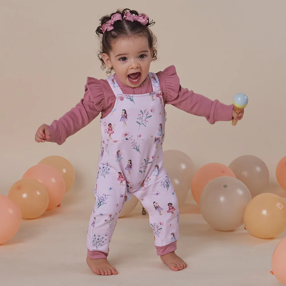 Fairy Dust Organic Snuggle Overalls - Image 8