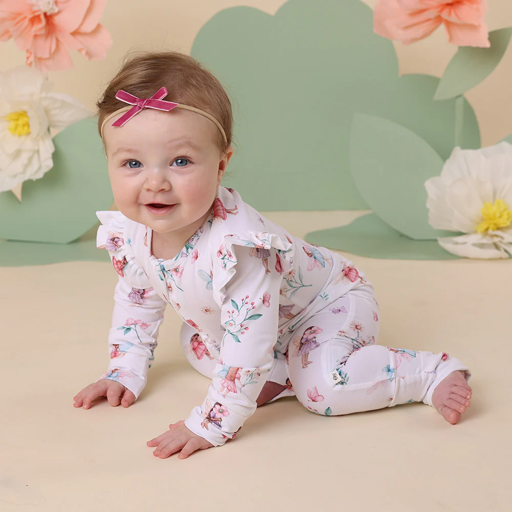 Fairy Garden Organic Snugglesuit Convertible Romper - Image 11