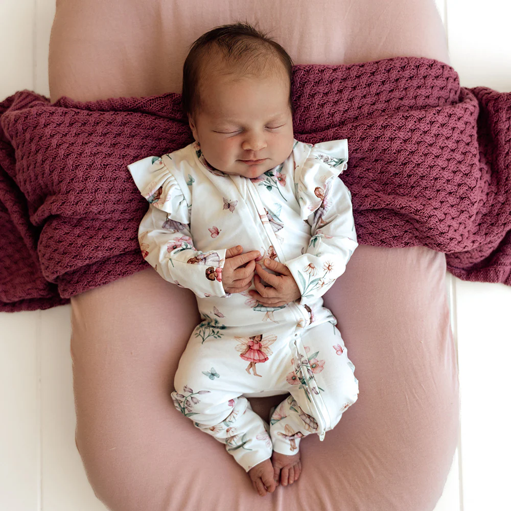 Fairy Garden Organic Snugglesuit Convertible Romper - Image 12