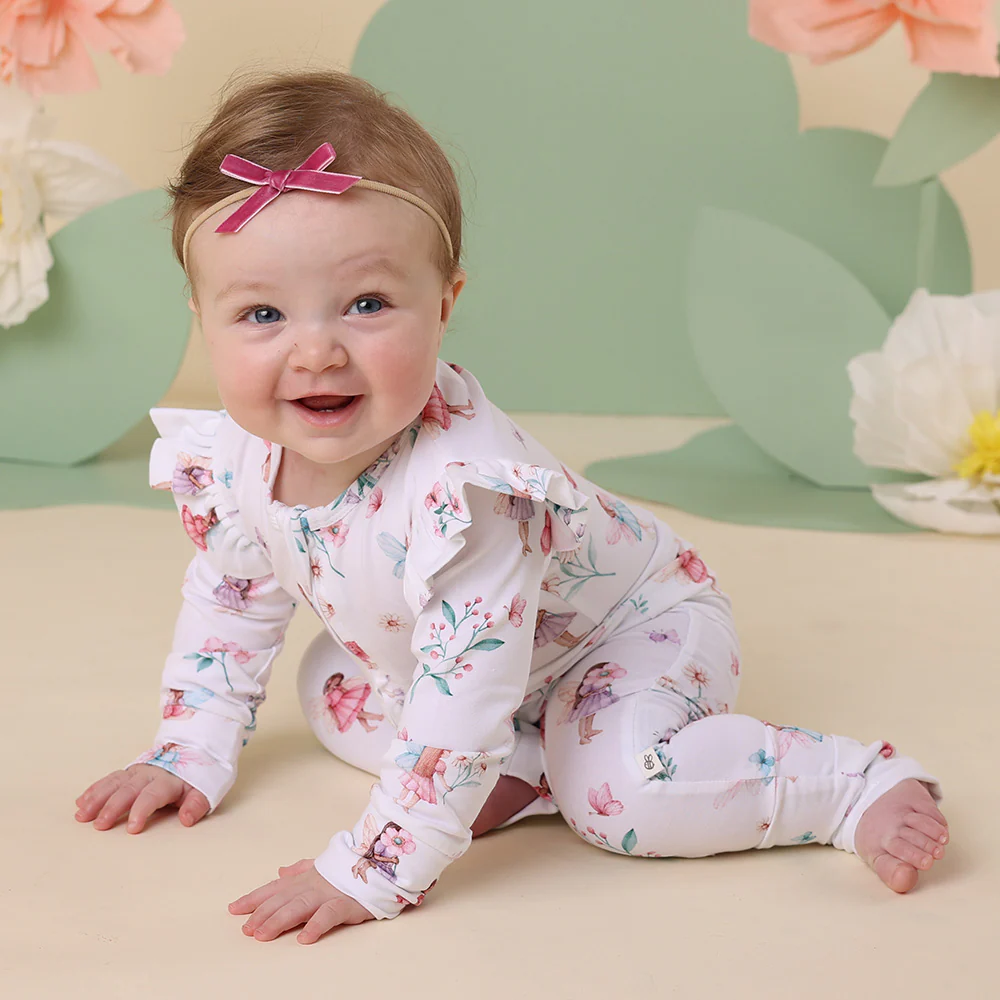 Fairy Garden Organic Snugglesuit Convertible Romper - Image 13