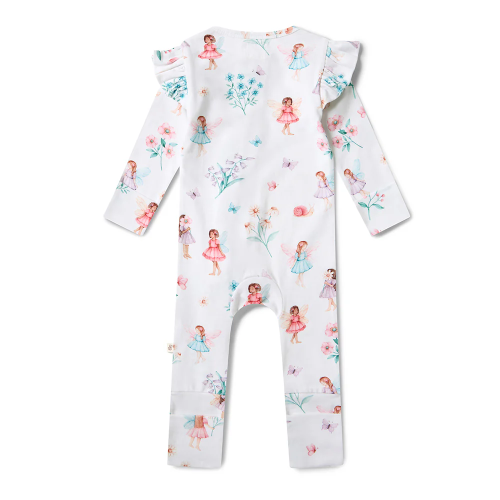 Fairy Garden Organic Snugglesuit Convertible Romper - Image 14