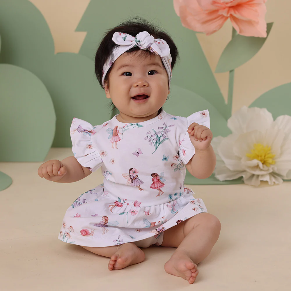 Fairy Garden Short Sleeve Organic Dress - Image 11