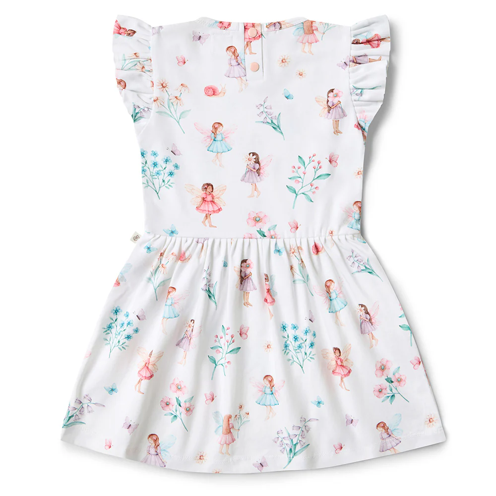 Fairy Garden Short Sleeve Organic Dress - Image 14
