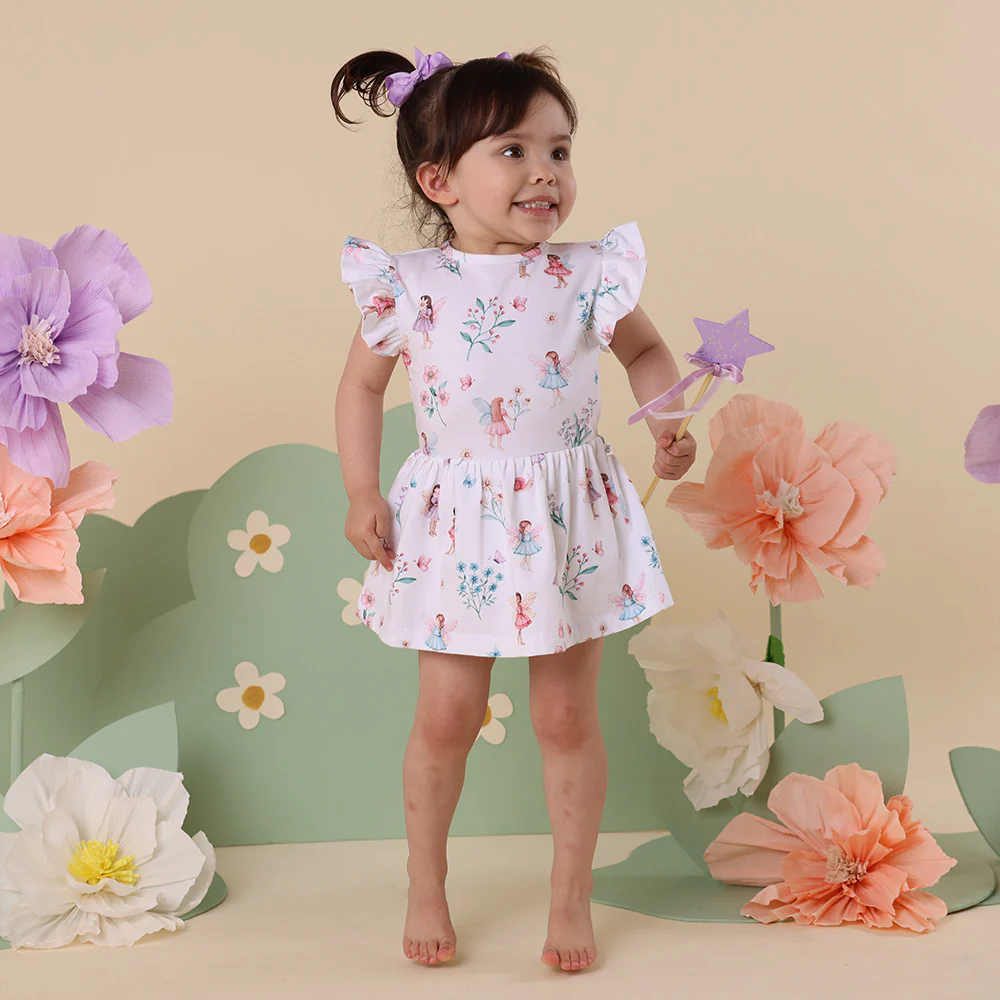 Fairy Garden Short Sleeve Organic Dress - Image 6