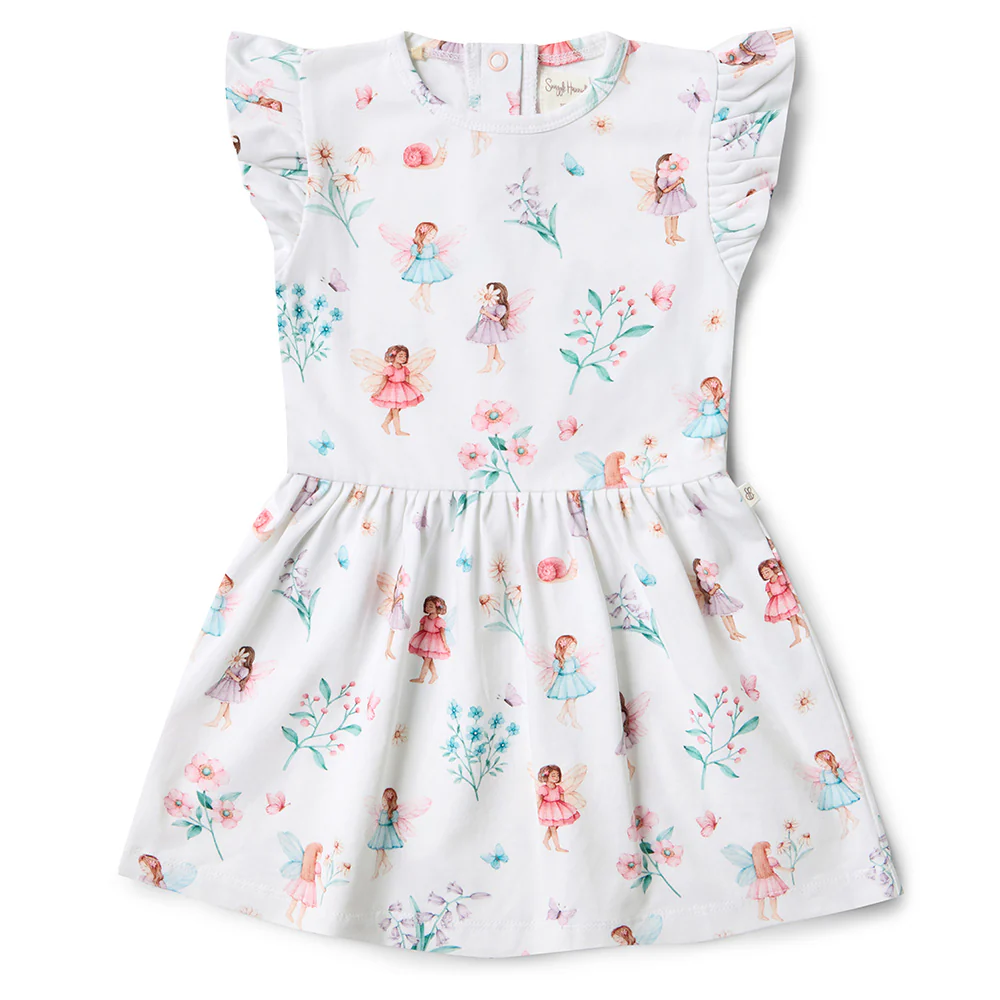 Fairy Garden Short Sleeve Organic Dress - Image 7