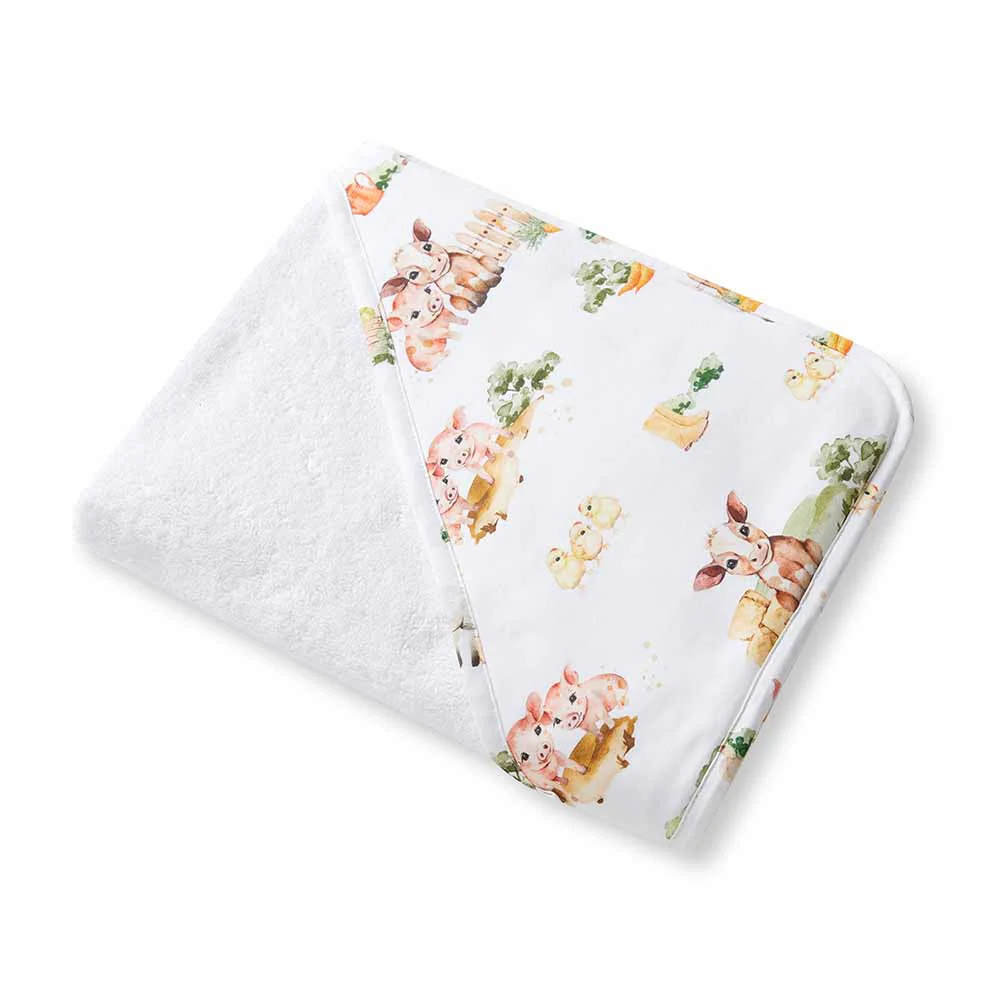 Farm Organic Baby Towel & Wash Cloth Set - Image 5