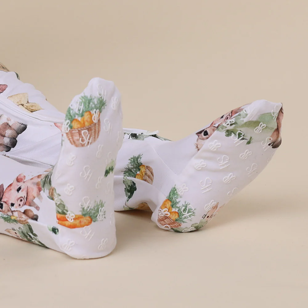 Farm Organic Snuggle Sleepsuit Zip Footie - Image 5