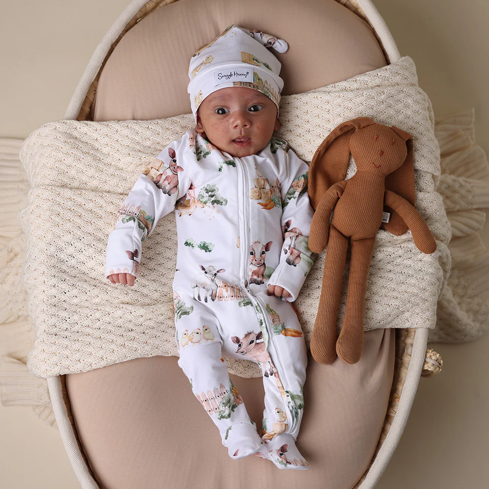Farm Organic Snuggle Sleepsuit Zip Footie - Image 8