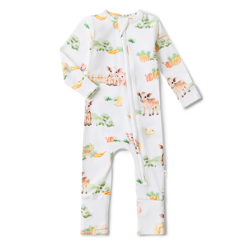 Farm Organic Snugglesuit Convertible Romper - Image 2