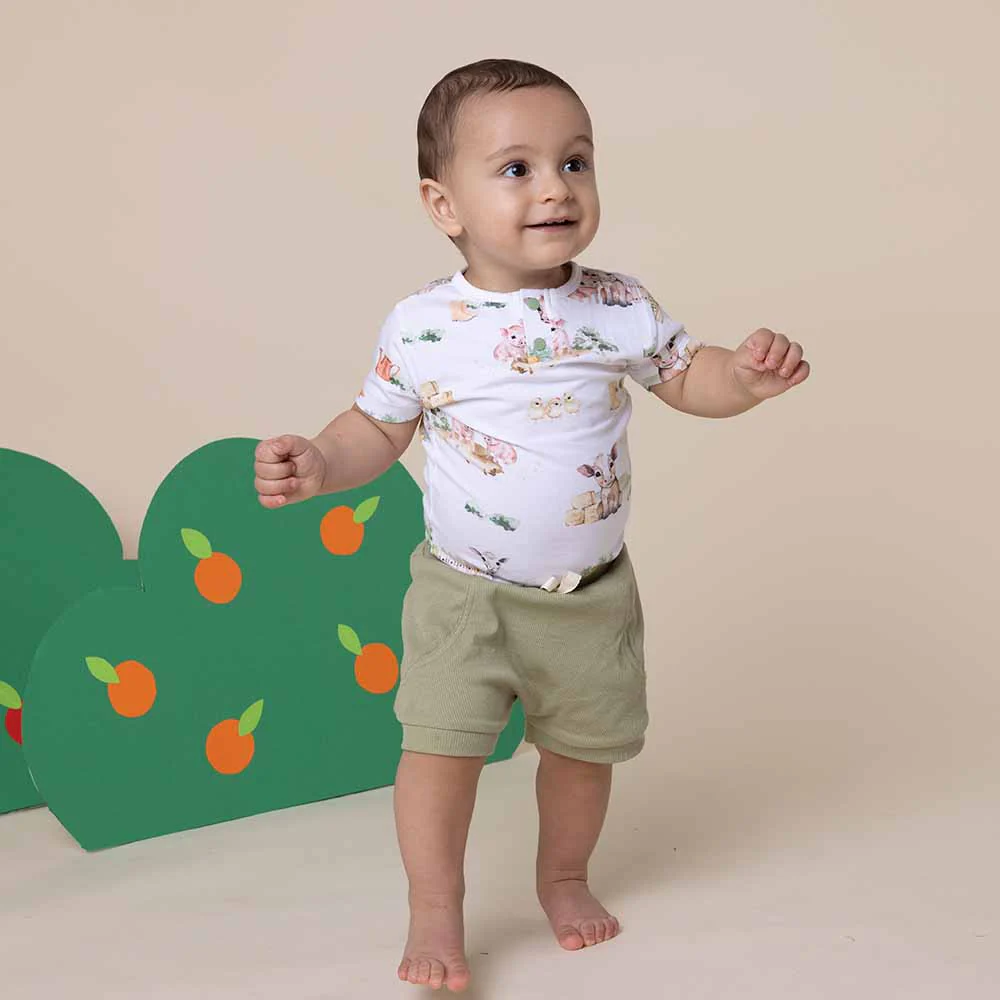 Farm Short Sleeve Organic Bodysuit - Image 8