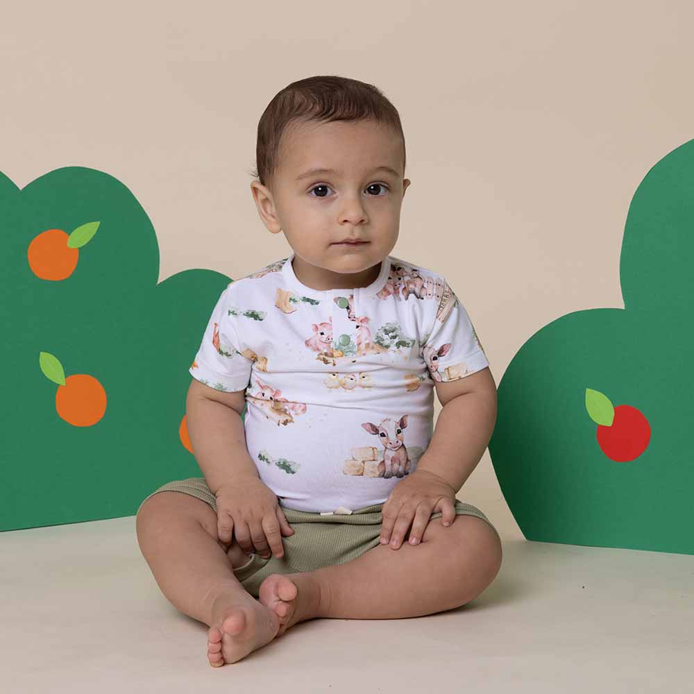 Farm Short Sleeve Organic Bodysuit - Image 9