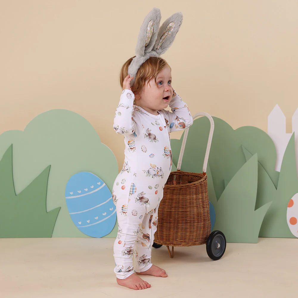 Flopsy Bunnies Organic Snugglesuit Convertible Romper - Image 4