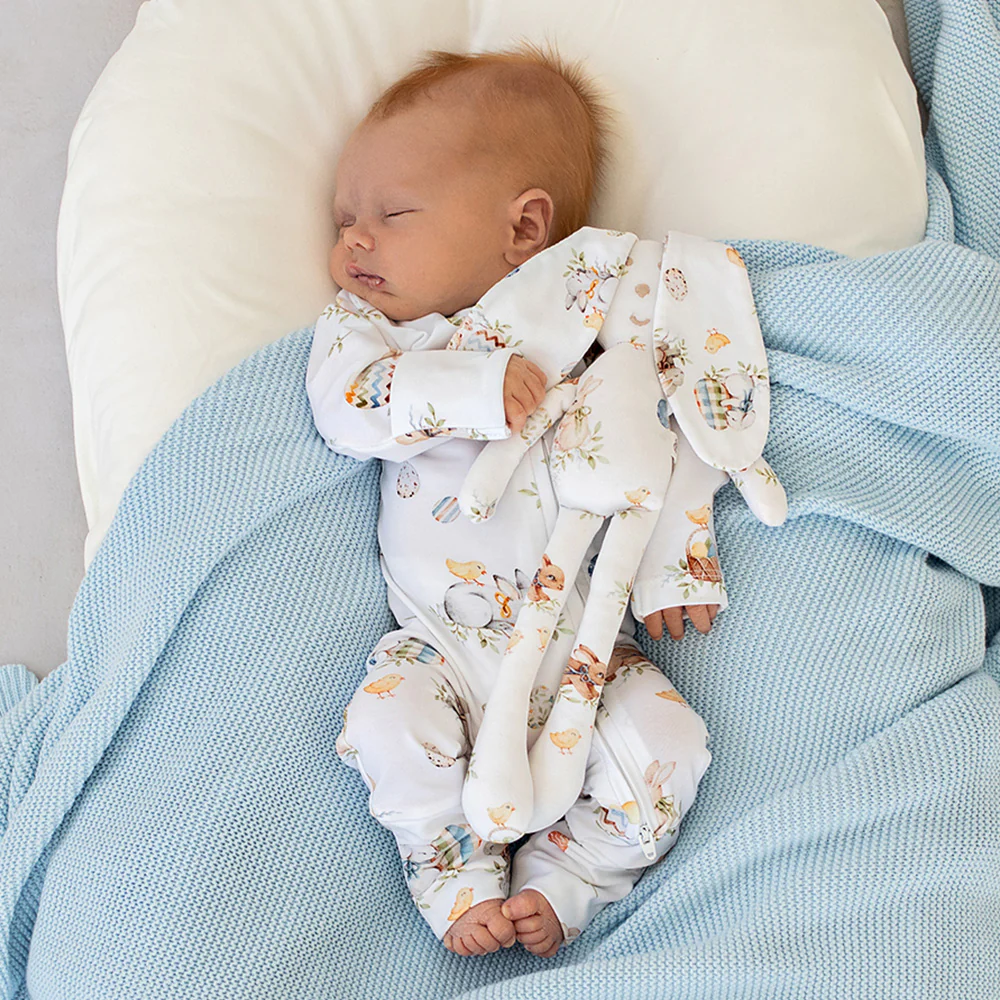 Flopsy Bunnies Organic Snugglesuit Convertible Romper - Image 7