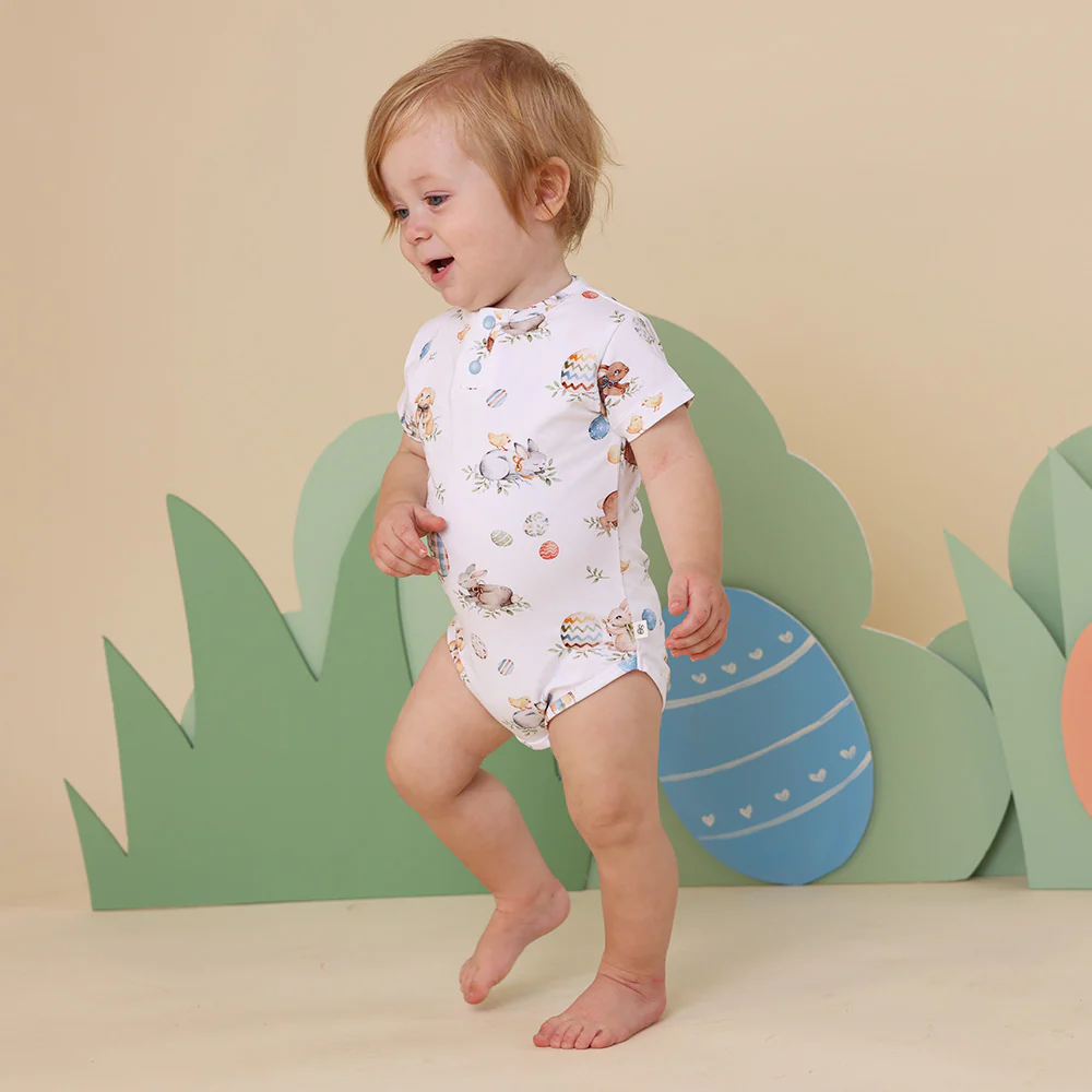 Flopsy Bunnies Short Sleeve Organic Bodysuit - Image 3