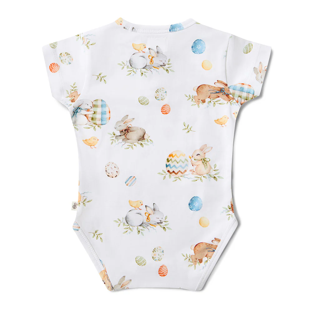 Flopsy Bunnies Short Sleeve Organic Bodysuit - Image 5