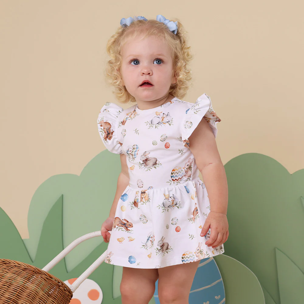 Flopsy Bunnies Short Sleeve Organic Dress - Image 10