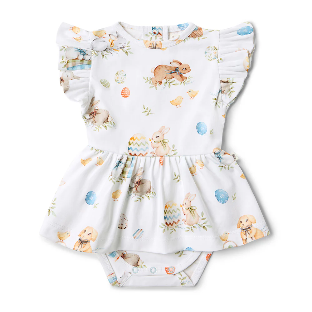 Flopsy Bunnies Short Sleeve Organic Dress - Image 2