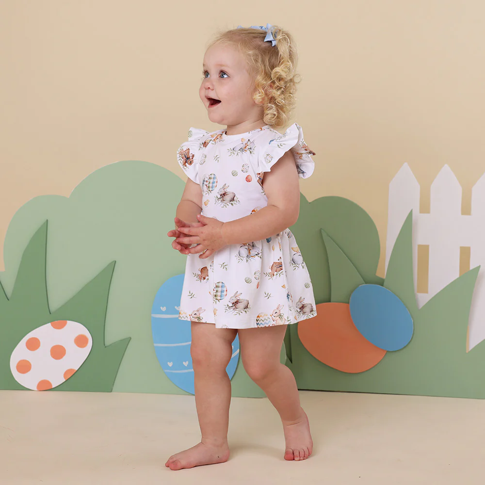 Flopsy Bunnies Short Sleeve Organic Dress - Image 4