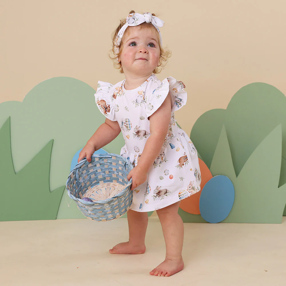 Flopsy Bunnies Short Sleeve Organic Dress - Image 5