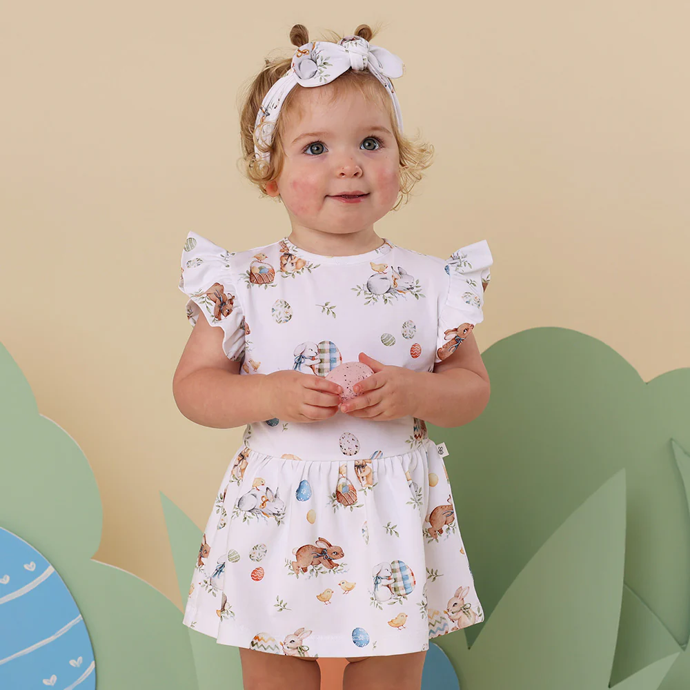 Flopsy Bunnies Short Sleeve Organic Dress - Image 6