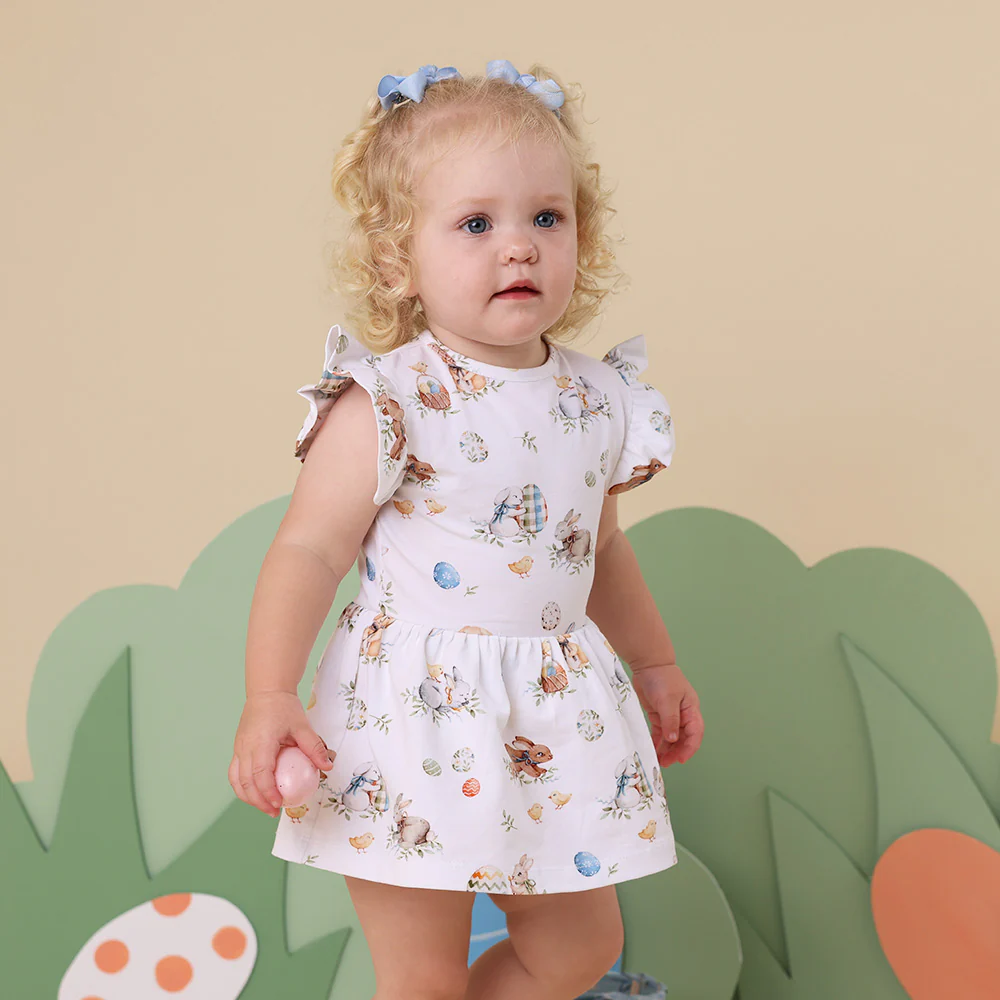 Flopsy Bunnies Short Sleeve Organic Dress - Image 7