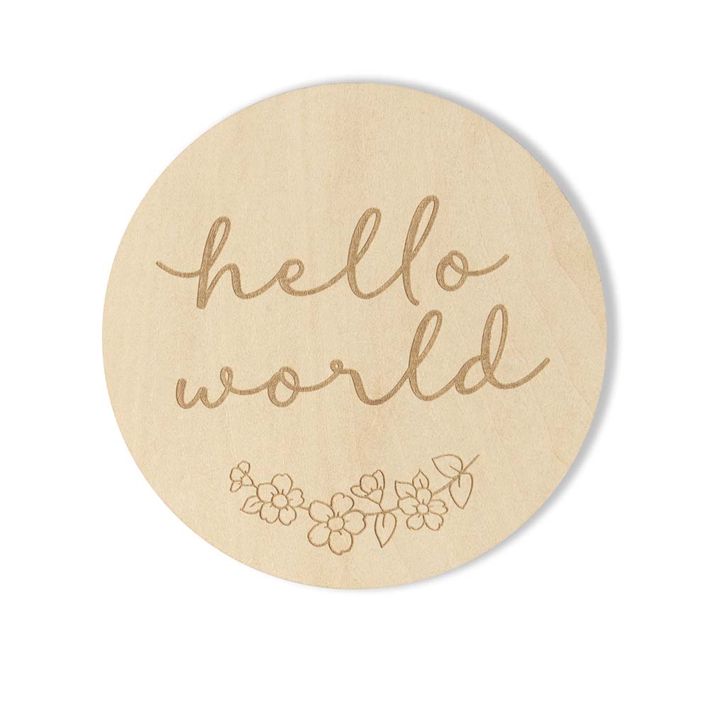 Floral Wooden Milestone Cards - Image 6