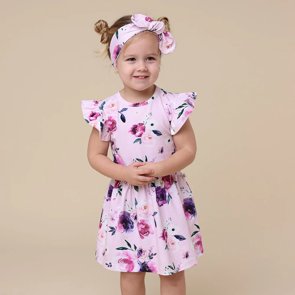 Floral Kiss Short Sleeve Organic Dress - Image 10