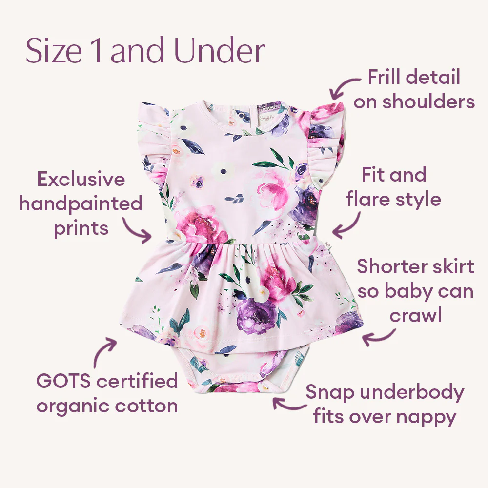 Floral Kiss Short Sleeve Organic Dress - Image 5
