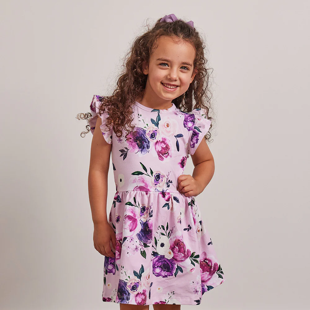 Floral Kiss Short Sleeve Organic Dress - Image 7