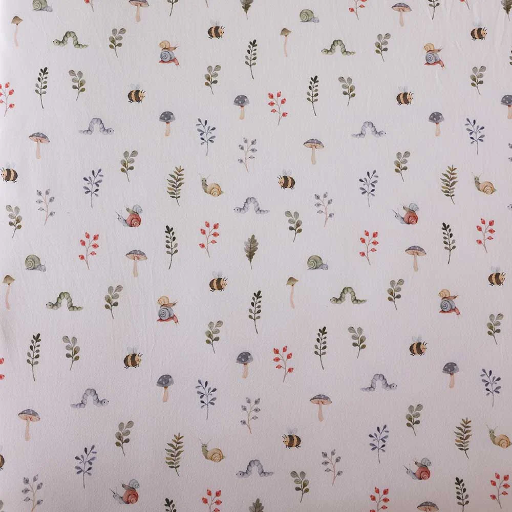 Garden Friends Organic Fitted Cot Sheet - Image 5
