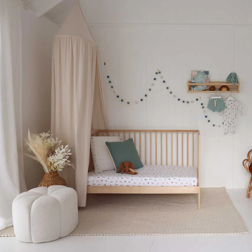 Garden Friends Organic Fitted Cot Sheet - Image 6