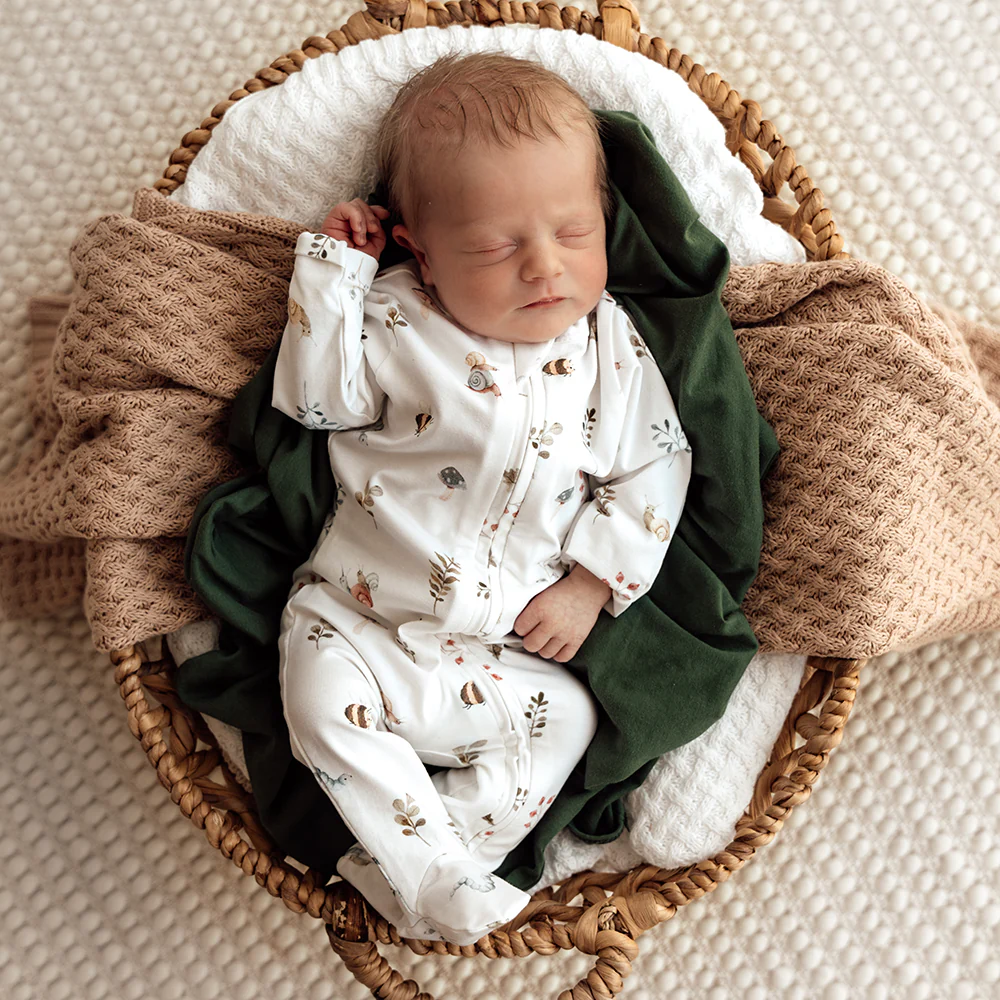 Garden Friends Organic Snuggle Sleepsuit Zip Footie - Image 6
