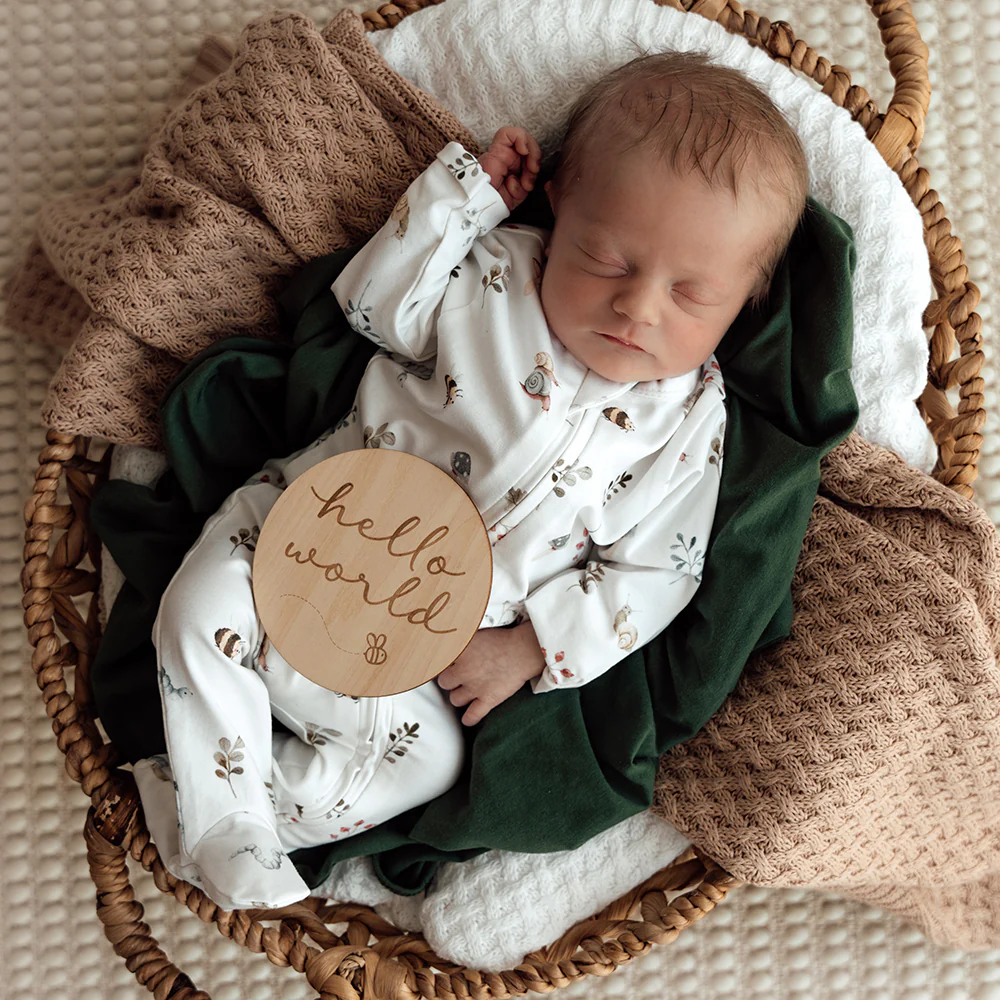 Garden Friends Organic Snuggle Sleepsuit Zip Footie - Image 7