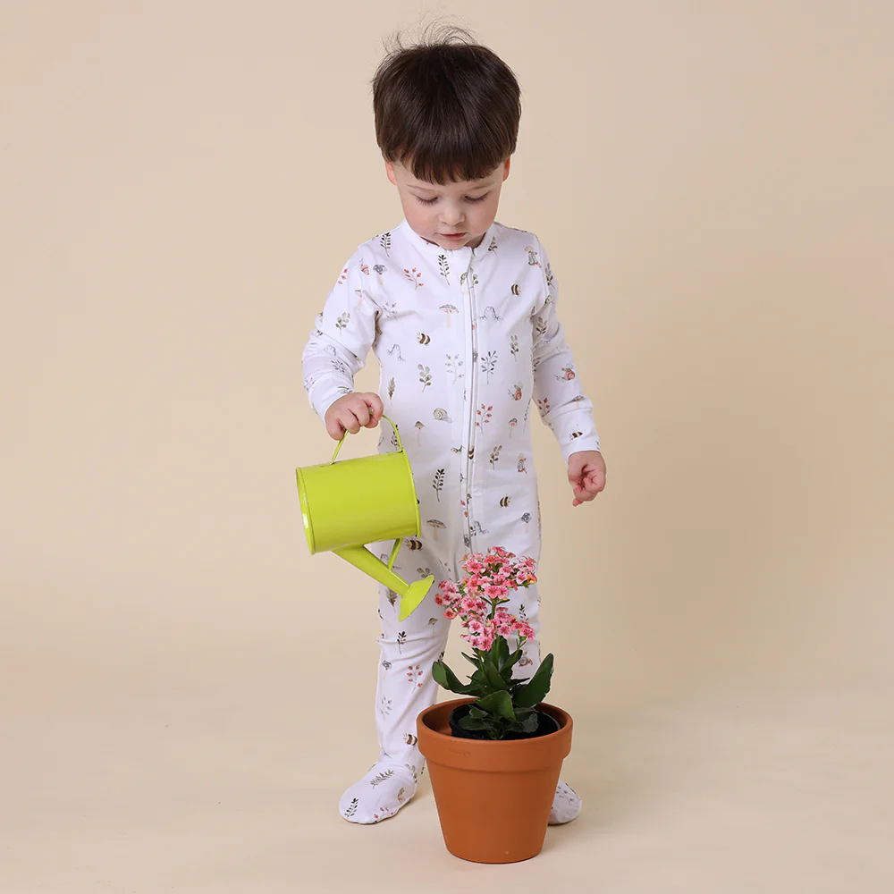 Garden Friends Organic Snuggle Sleepsuit Zip Footie - Image 8