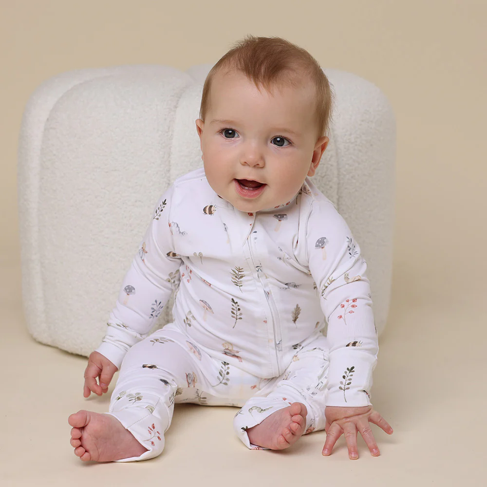 Garden Friends Organic Snugglesuit Convertible Romper - Image 3