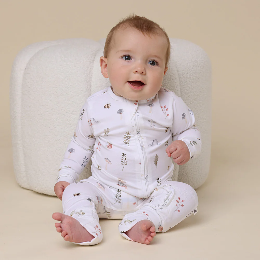 Garden Friends Organic Snugglesuit Convertible Romper - Image 5