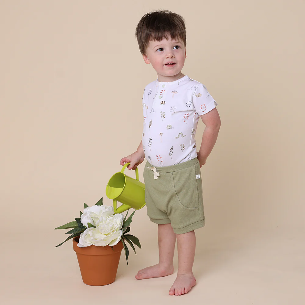 Garden Friends Short Sleeve Organic Bodysuit - Image 3