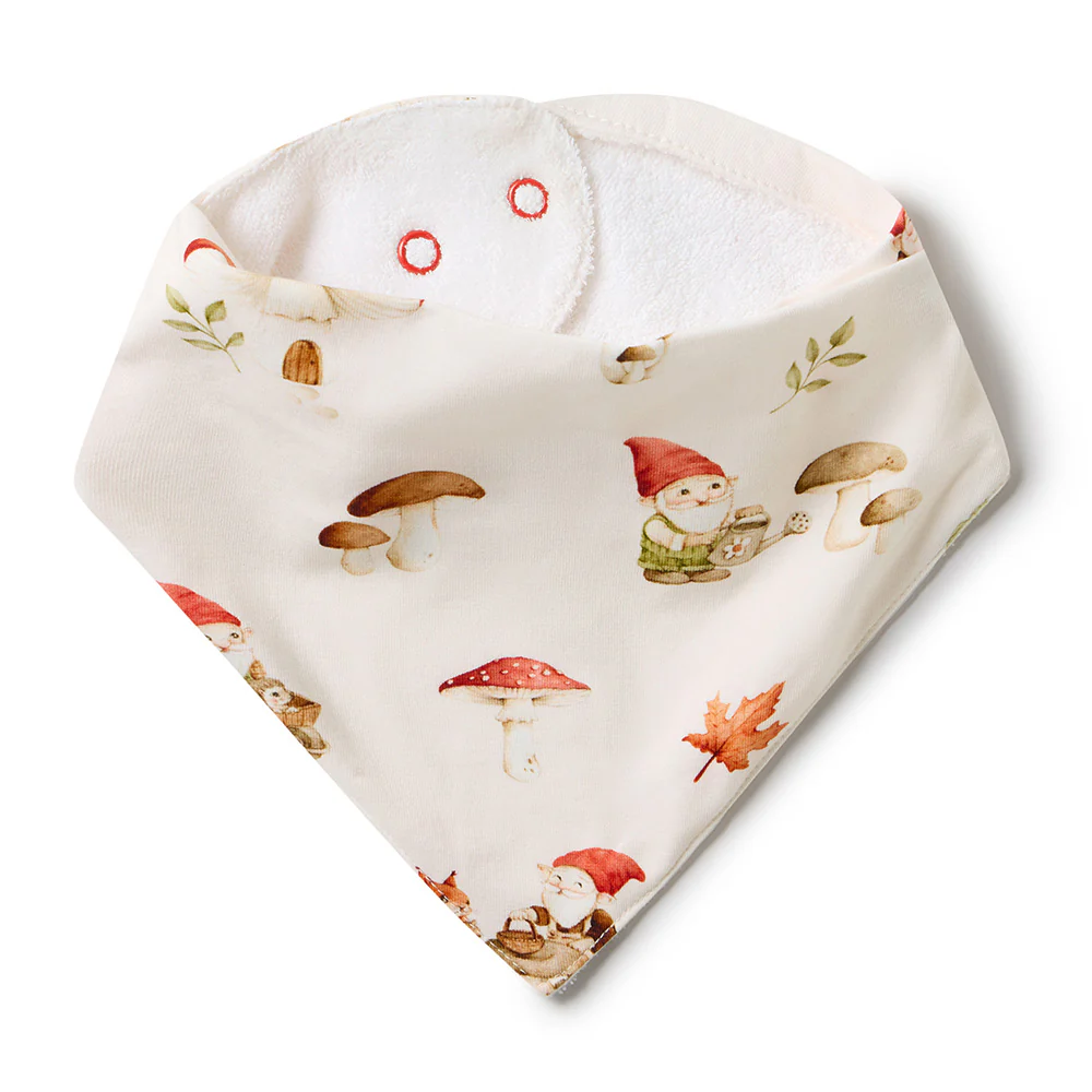 Gnomes Organic Dribble Bib - Image 2