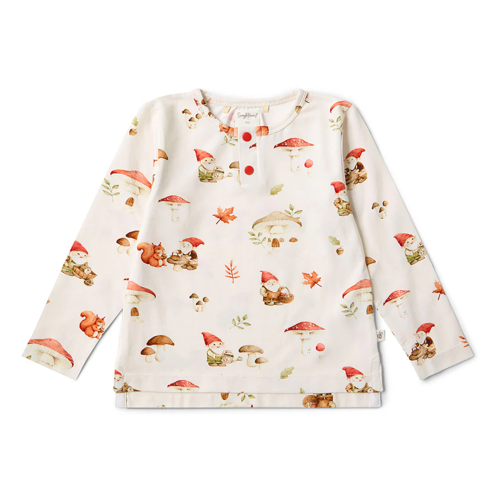 Gnomes Organic Long Sleeve Top - Image 2