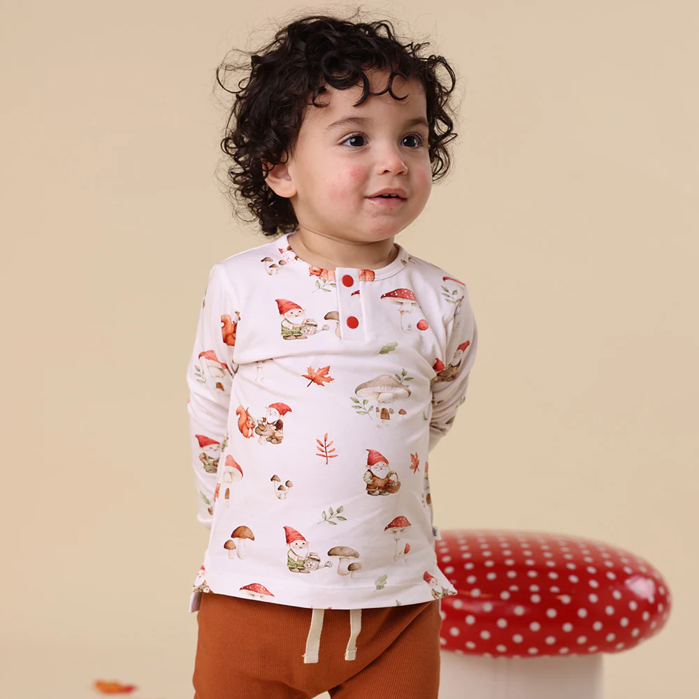 Gnomes Organic Long Sleeve Top - Image 4