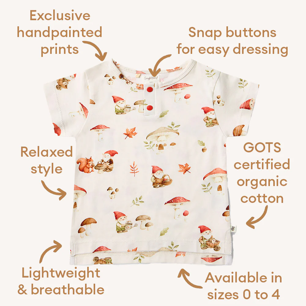 Gnomes Organic Short Sleeve Top - Image 7