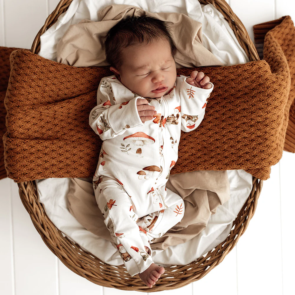 Gnomes Organic Snugglesuit Convertible Romper - Image 10