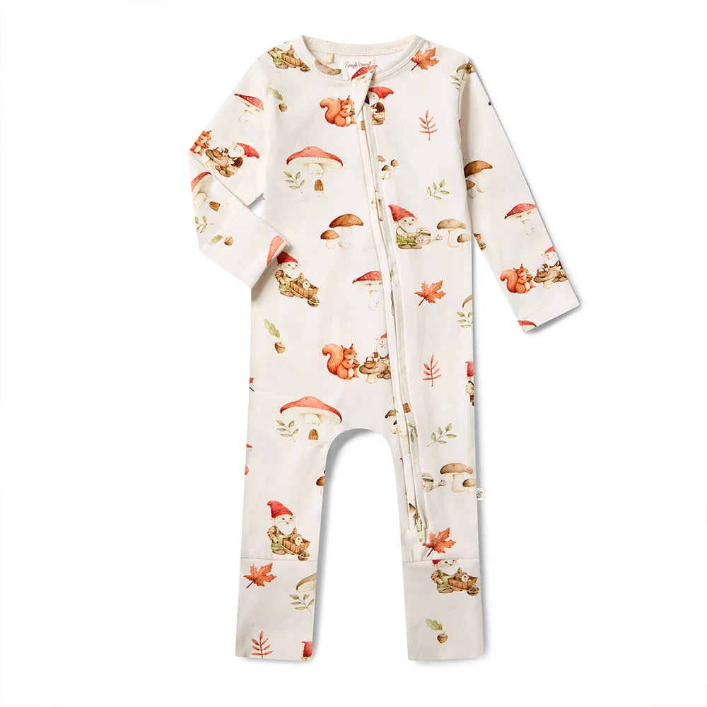 Gnomes Organic Snugglesuit Convertible Romper - Image 2
