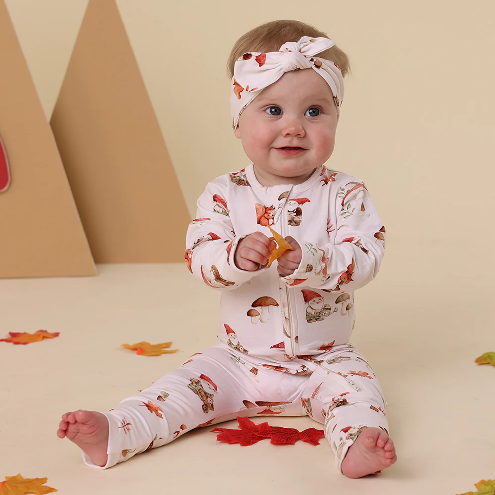 Gnomes Organic Snugglesuit Convertible Romper - Image 4