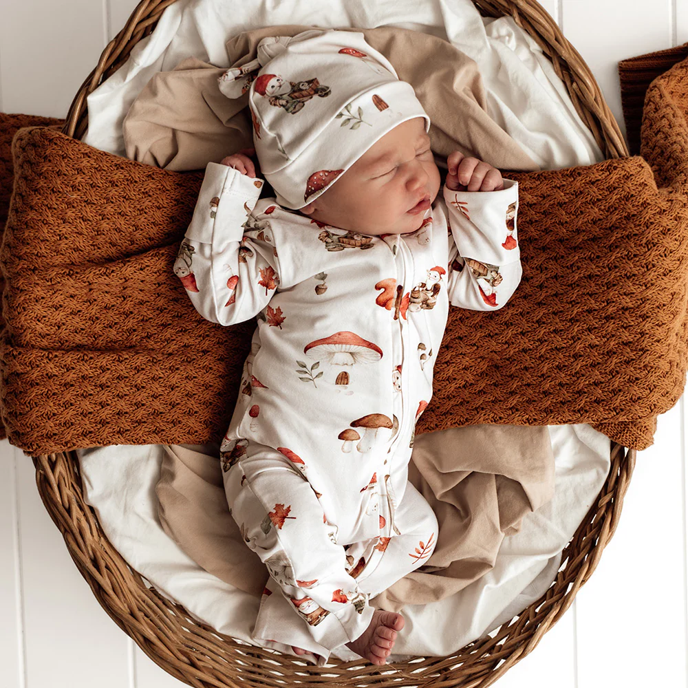 Gnomes Organic Snugglesuit Convertible Romper - Image 5