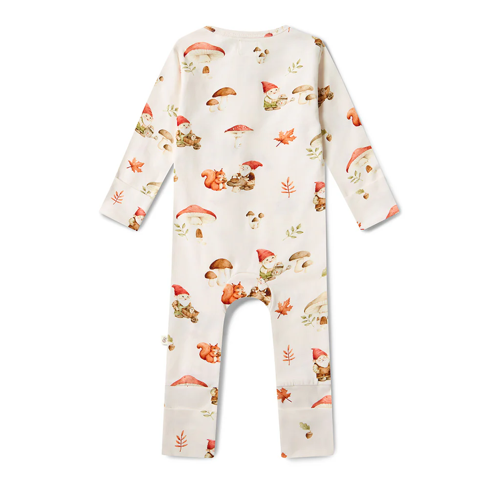 Gnomes Organic Snugglesuit Convertible Romper - Image 9