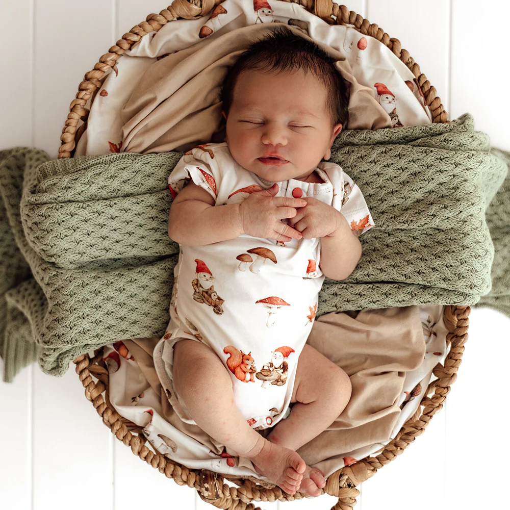 Gnomes Short Sleeve Organic Bodysuit - Image 12