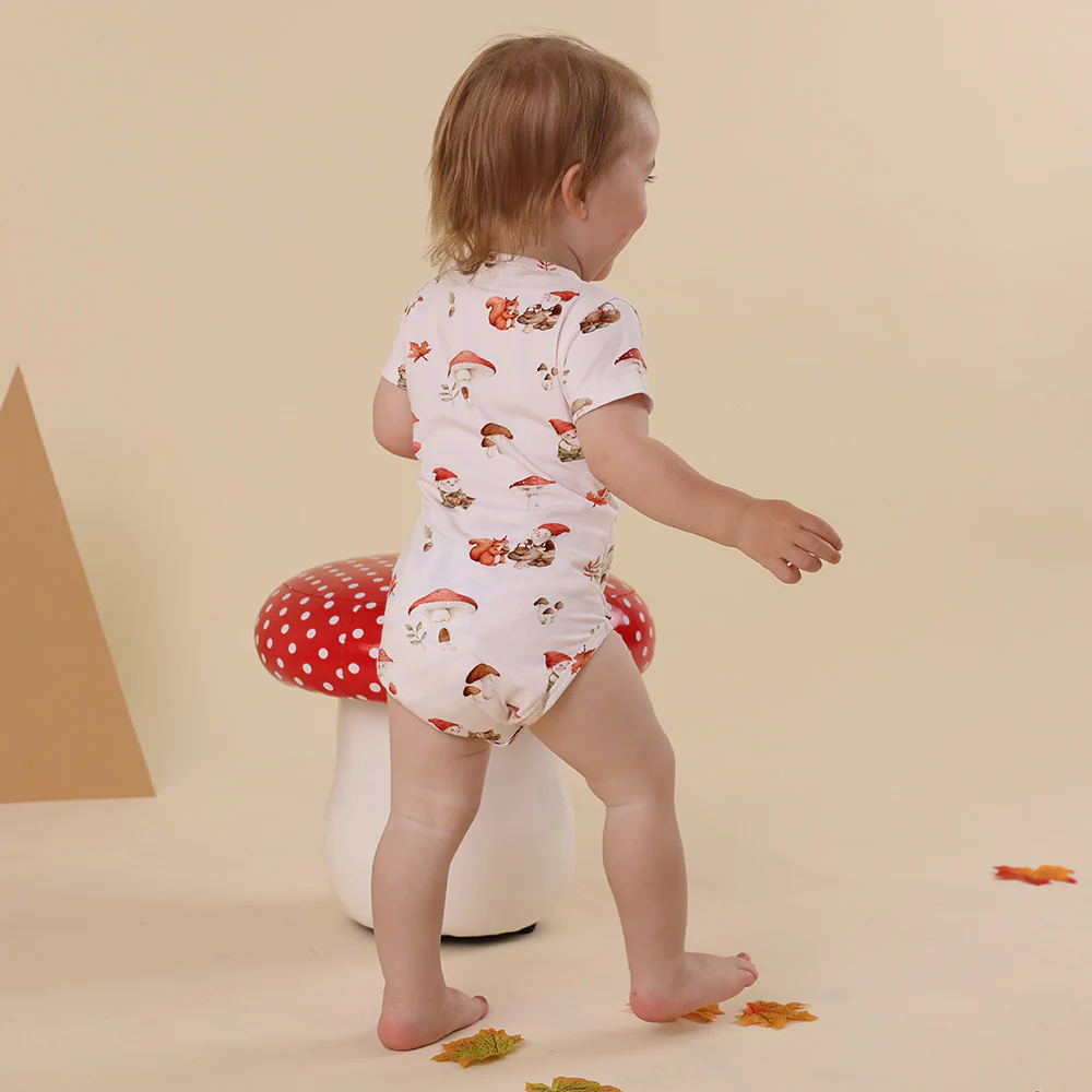 Gnomes Short Sleeve Organic Bodysuit - Image 9